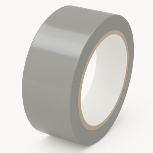 Image of GTSE - Gray Vinyl PVC Floor Tape 2 inch x 108ft Safety Marking Tape | Safety Marking Tape for Gyms, Warehouses & Dance Floors - Durable Vinyl, High Visibility