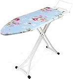 Silberner Bügeltisch, Metall verstärktes Bügelbrett Haushaltswarengeschäft Supermarkt Bügelhalterung Sweatshirt Bügelstation 120 34CM (Color : B)