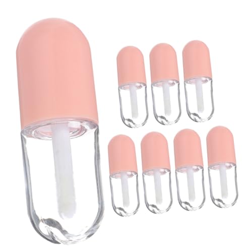 BESTOYARD 8個 小型リップグロス容器 軽量耐久プラスチック製 詰め替え用リップオイルチューブ 女性用 旅行用