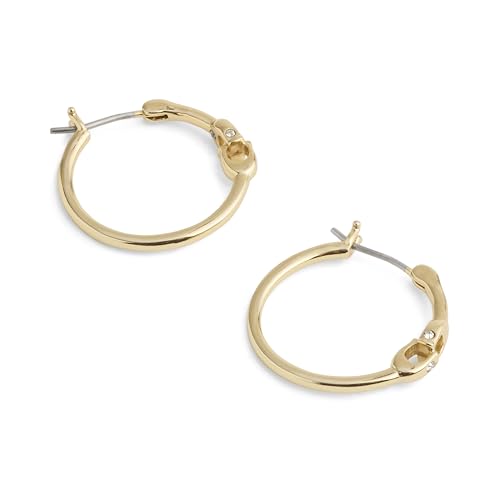 COACH Women's Signature Hoop Earrings3