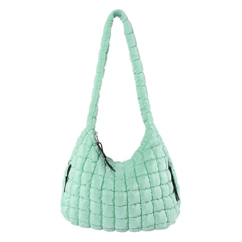 Sac en nylon plissé bleu clair résistant et léger pour éviter le désordre