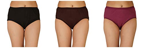 Image of Eve's Darling Ladies Shinker High Waist Panties Pack of 3 (Size :- M to 4XL, Multicolour)