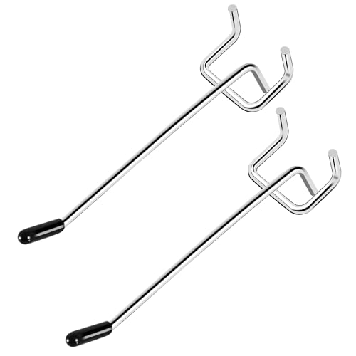 Pegboard Hooks, 25 Pack 4 inch Peg Board Hooks for Hanging, Fit 1/8