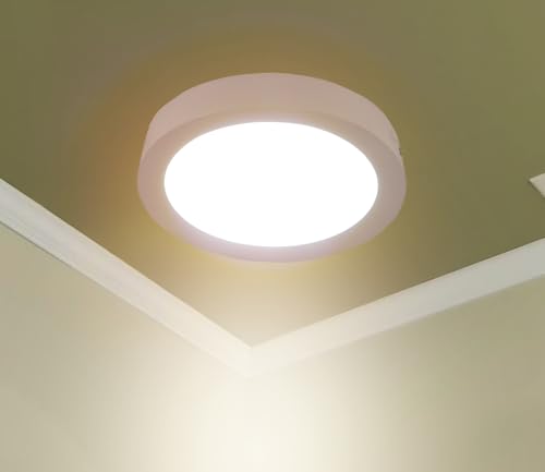 Image of 6W LED Ceiling Light | LED Ceiling Light for Home, Bedroom, Kitchen, Study, Hall, Living Room & Office | Decorative Chandelier Lights (Standard, Oval)