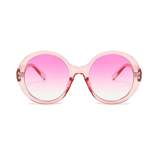 laureles Oversized Round Sunglasses for Women Men Fashion Oval Colorful Sun Glasses Gradient Punk Sunshade Goggle3