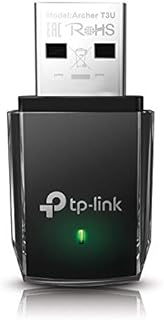 TP-Link AC1300 USB WiFi Adapter(Archer T3U)- 2.4G/5G Dual Band Wireless Network Adapter for PC Desktop, MU-MIMO WiFi Dongle, USB 3.0, Supports Windows 11, 10, 8.1, 8, 7, XP/Mac OS X 10.9-10.14