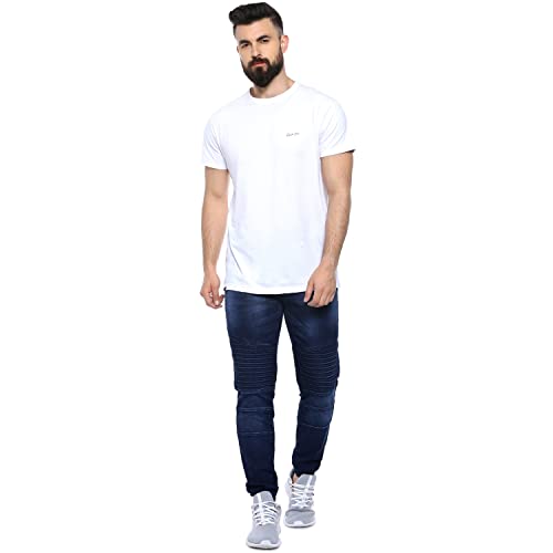 Image of CAHOOT Men's Denim Jeans for Regular Wear | Denim Fabric | Slim Fit | Jeans Crafted with Comfort Fit and High-Performance for Everyday Casual Wear
