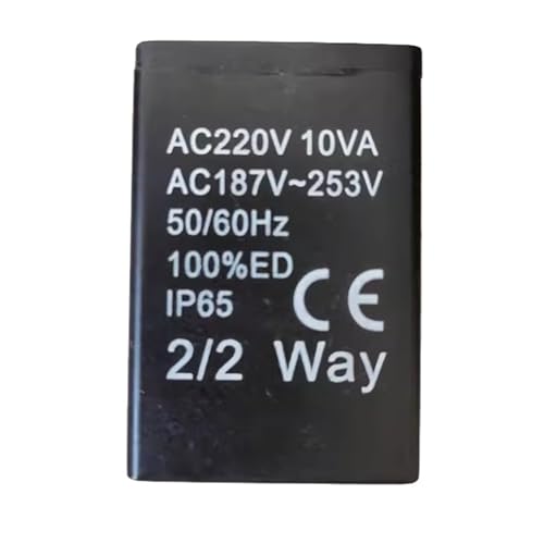 Bobine solénoïde 11mm AC 220V 10VA pour vanne 2/2 voies de rechange pneumatique - 2