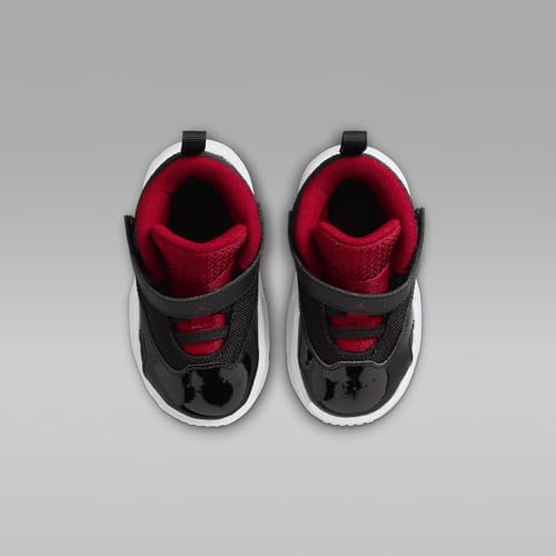 Jordan Max Aura 6 Baby/Toddler Shoes (FQ8296-006, Black/White/Gym Red) Size 44