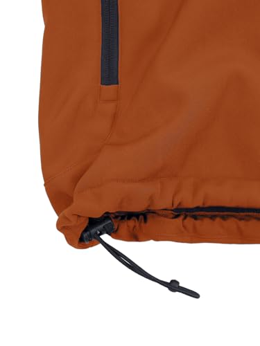 Two Bare Feet Men's Softshell Jacket - 8K Water Resistant, Breathable, Lightweight Work Jacket, Windproof Outdoor Hiking Coat for Rainy and Cold Weather - Image 3