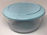  Tupperware Tafelperle 1,1 Liter 1100 ml OHNE Rand mit türkisfarbenen Deckel Classic Royal türkis Aqua