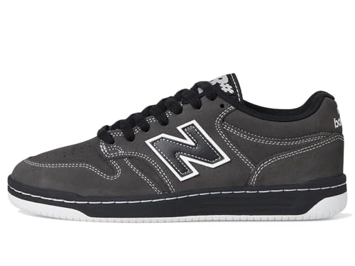 New Balance, Unisex, 480 Numeric, Dark Grey/Black, Men 4.5, Women 6, Medium - image 4