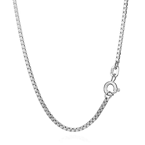 Chaîne vénitienne argent 925 véritable collier anti casse de 1.20 mm