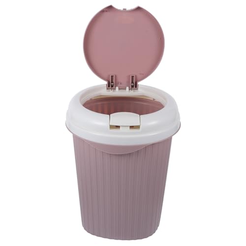 Caneca de basura compacta Hemobllo para cocina 5L rosa
