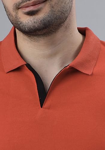 Image of Wear Your Opinion Solid Cotton Rich Polo T Shirt | Collar Tshirts | Half Sleeves | Plain-Regular Fit (Available in Plus Size)