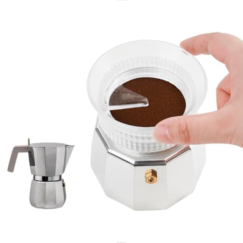 watchget Moka Pot Dosing Funnel, Stovetop Espresso Coffee Maker Distribution Tool Italian Coffee...