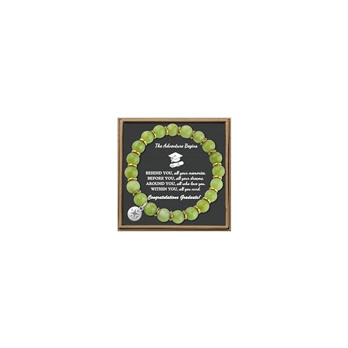 Image of JoycuFF 2026 Graduations Bracelets Inspirational Graduation Gifts for Her College Graduations Compass Bracelet for Best Friends Sister Girlfriends Bestie Daughter Granddaughter