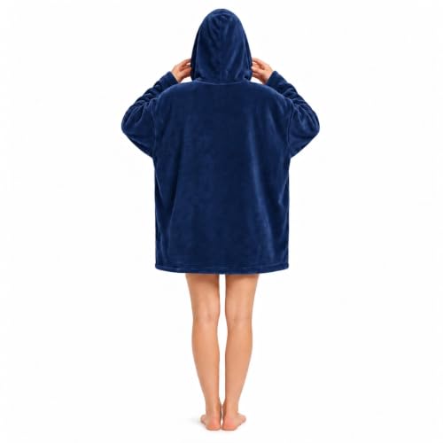 Gaexia Womens Fleece Oversized Hooded Sweatshirt, Soft Lounger Sweatshirts - image 7