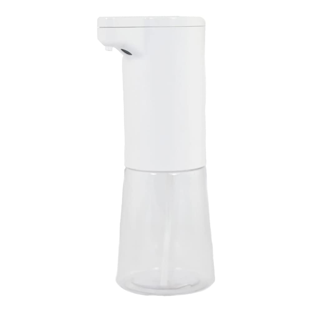 neoLab 1-0698 Kunststoff Dispenser für Händedesinfektionsmittel mit Infrarotsensor, 350ml Kapazität, 230mm Höhe, Weiß/Transparent