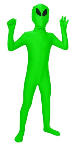 ATHX Kids Halloween Animal Bodysuit Costume Child Stretch Tiger Leopard Cheetah Animal Print Body Suit Alien Skin Suit