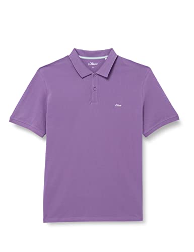 s.Oliver Herren, Brad Slim Fit Poloshirt, Kurzarm, Lilac, S