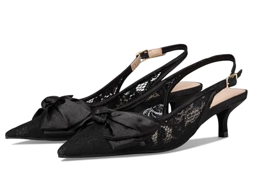 Jack Rogers Women's Debra Slingback Kitten Heel-Lace/Satin Pump - Main Image