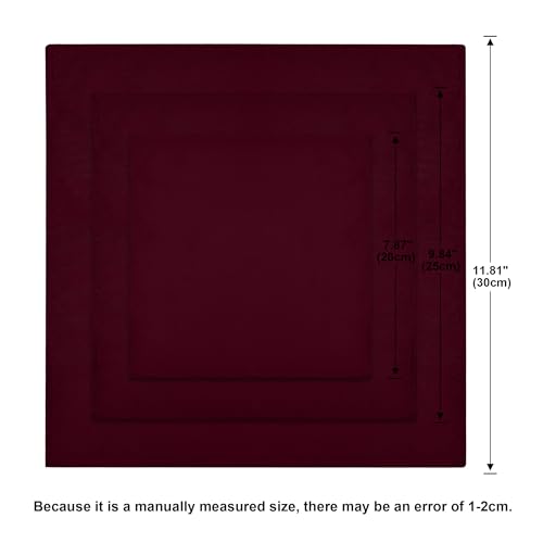 Image of Men's Pocket Square, Solid Color Boys Handkerchiefs for Men Wedding Party