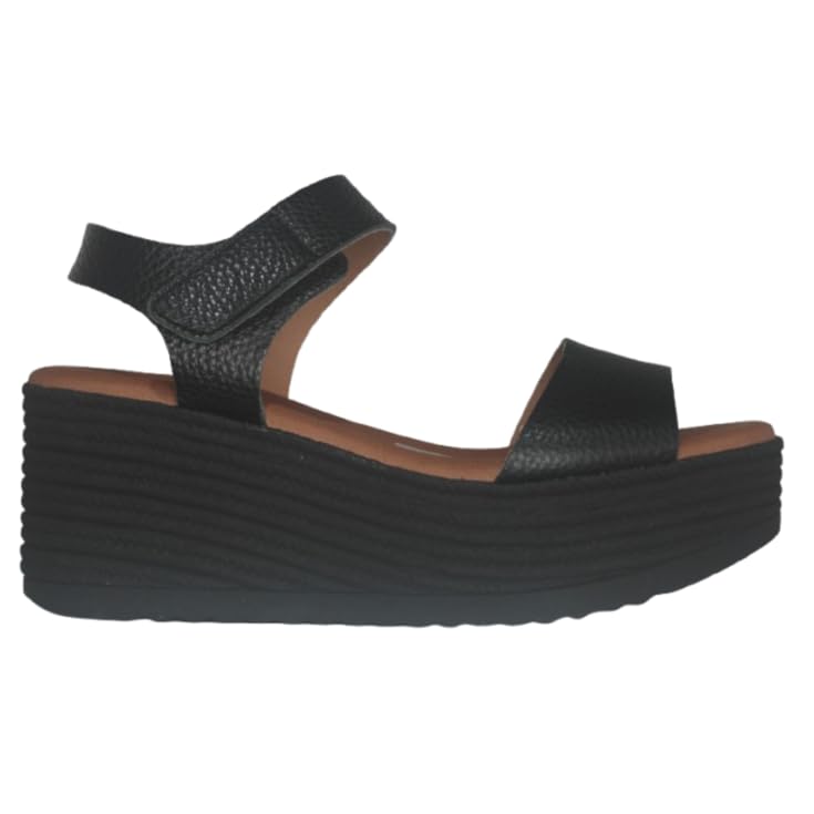 Benavente Sandalia Plataforma 5712 DOYA Negro