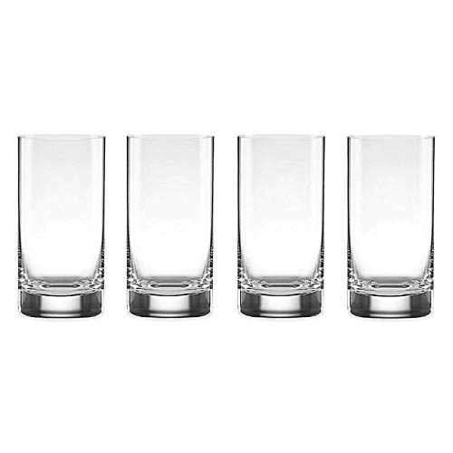 Lenox Tuscany 16Oz Cylinder Pineapple Highball Glasses, Set Of 4 Crystal Hiball Pineapple Glasses For Cocktails, Mixed Drinks, Iced Tea, Juices And More… #TOP1