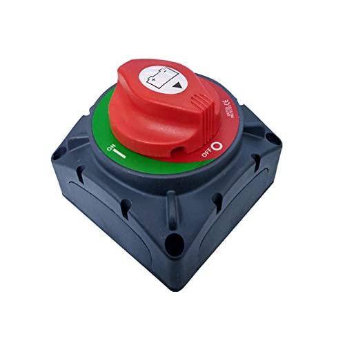 Interruptor de desconexión de batería de 12-48 V, 1-2 ambos, impermeable, pesado, doble batería, interruptor aislador de apagado para automóvil,