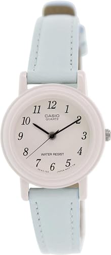 Casio Women's Classic LQ139L-2B White Leather Japanese Quartz Fashion Watch