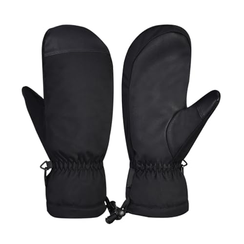 Fcnjsao Guantes de invierno Guantes de esquí Guantes de snowboard resistentes al agua Guantes cálidos para correr Ciclismo Senderismo