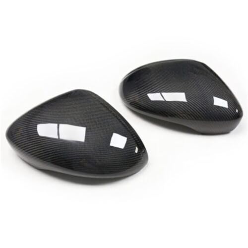 カーボンファイバー製サイドバックミラーカバーキャップ ポルシェ パナメーラ 971 2017-2021 対応