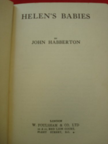 Helens Babies by John Habberton B01MYFL8Y7 Book Cover