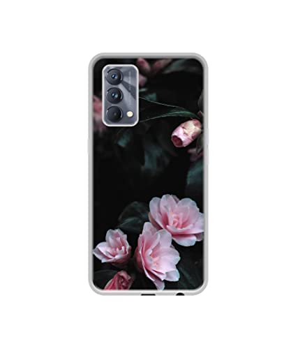 Image of Amazon Brand - Solimo Designer Dark Flowers Photography UV Printed Soft Back Case Mobile Cover for Realme GT Master Edition