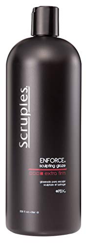 Scruples Enforce Sculpting Glaze (33.8 Oz) – Hair Styling Cream for Men & Women – Extra Firm Hold & Lightweight – Volumizing Gel to Shape & Style Hair - Suitable for All Hair Types