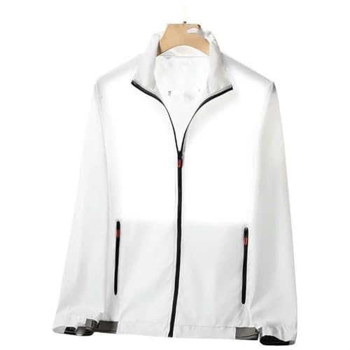 Veste de plein air légère respirante avec fermeture éclair pour homme
