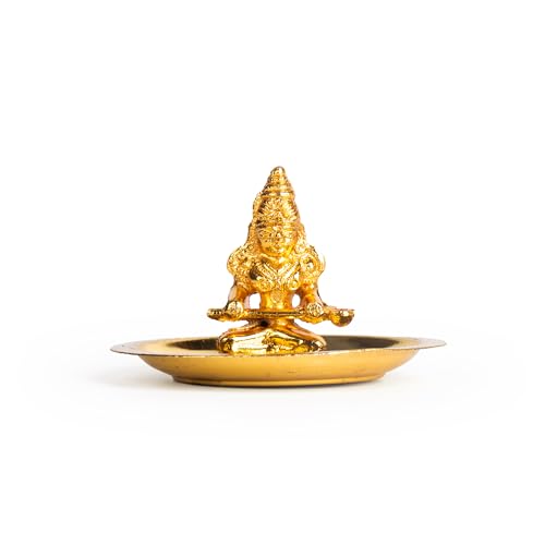 Tarini Gallery Maa Annapurna Devi Idol Statue with Plate Sculpture murti (Annpoorna Maa with Plate)