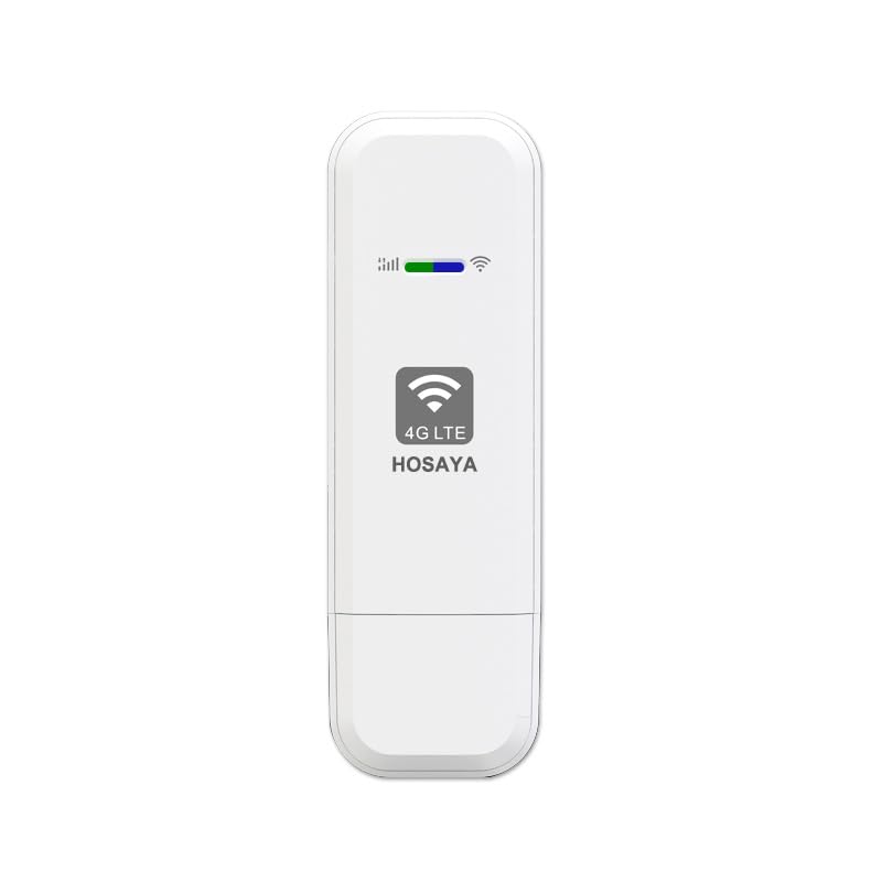 HOSAYA Módem WiFi 4G con tarjeta SIM, enrutador portátil USB 4G con ranura para tarjeta SIM, punto de acceso de viaje portátil de alta velocidad, mini enrutador desbloqueado 4G dongle