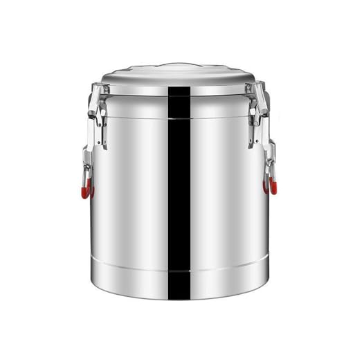 魔法瓶バケツ 断熱アイスペール 大容量バケット ステンレス製断熱バレル 蛇口付き断熱バケツ 蓋付き断熱バケツ 簡単に使える キッチンや断熱容器での使用に(蛇口なし,40L)