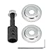 Spindle Adapter for Grinder, 5-16mm Shaft Extension Rod for Bench Grinder Motor, Grinding Polishing Tool Accessory Compatible with Electric Drill,(14MM)
