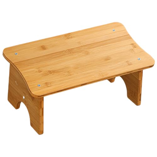Tabouret de toilette en bois ergonomique et marchepied de bureau