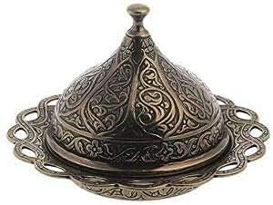 Miniatura 9 de Alisveristime Juego de 27 platillos de café turco griego árabe (Gelincik) (verde antiguo)