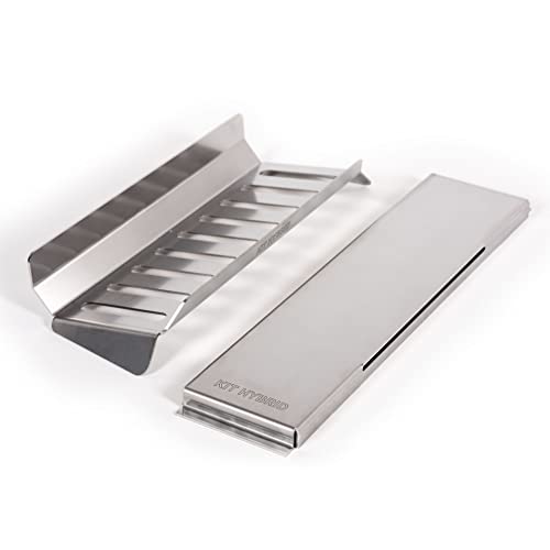 Alfa Forni Legnaie Del Marchio Modello Hybrid-Set Per Moderno 2 Pizze