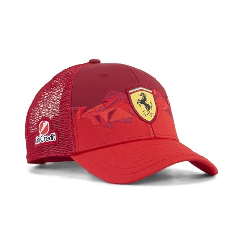 Consejos para Comprar Gorra Cat de esta semana. 32 Puma, Gorra Ferrari Special Edition Vegas Trucker, Unisex, Rojo, Talla Única