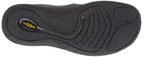 Keen Men's Howser Canvas Casual Comfortable Slip On Slipper, Black/Black, 10 #TOP3