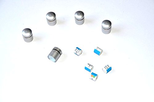 5 x Nano Magnetic Silver with 5 Waterproof Log Strips, Geocaching Hideout, Container, Micro, Nanos, Nano, Neodymium - Image 4