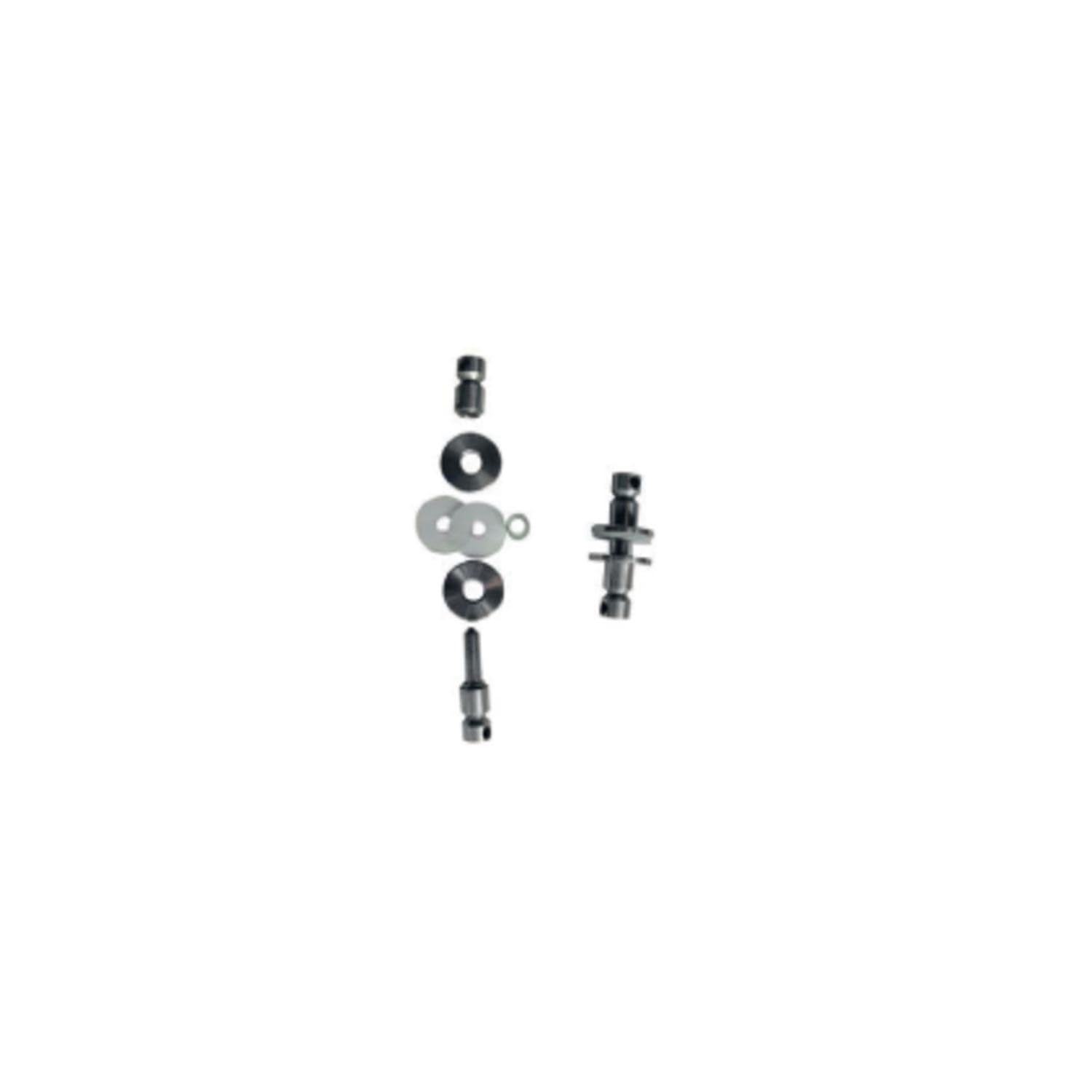 Fixation pour verre ronde TS 8-12mm avec serrage sécurisé par paire