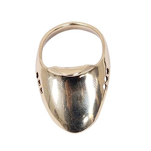 SUPVOX Traditional Archery Thumb Ring Brass Wrench Finger Tab Durable Thumb Guard