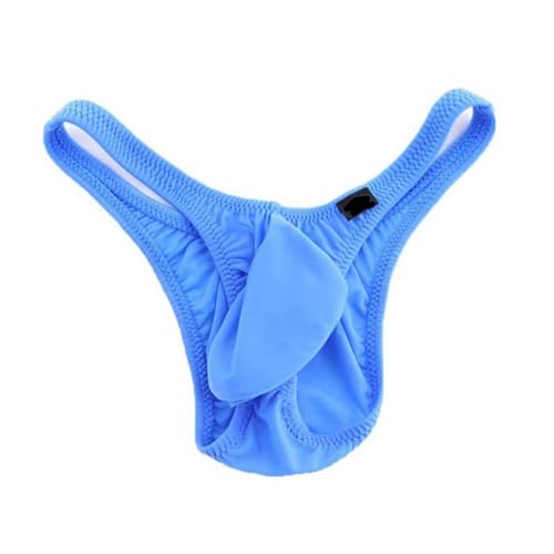 Men's Thong Underwear Ice Silk Low Waist Sexy Thin Section G-String with High Elastic Sissy Lingerie for Men2